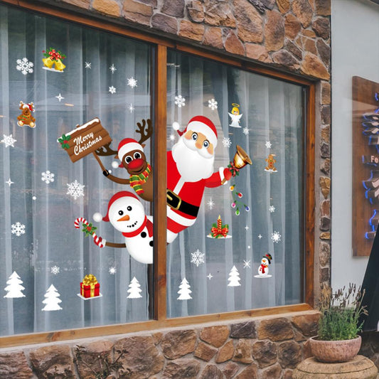 Christmas Wall Window Stickers Marry Christmas Decoration For Home