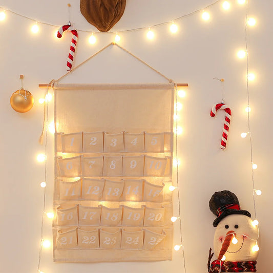 Christmas Advent Calendar With Pockets