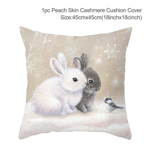 45cm Christmas Cushion Cover Navidad Merry Christmas Decorations For