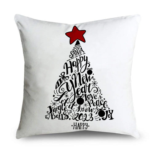 45cm Christmas Cushion Cover Navidad Merry Christmas Decorations For