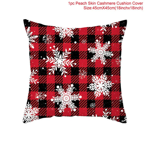 45cm Christmas Cushion Cover Navidad Merry Christmas Decorations For